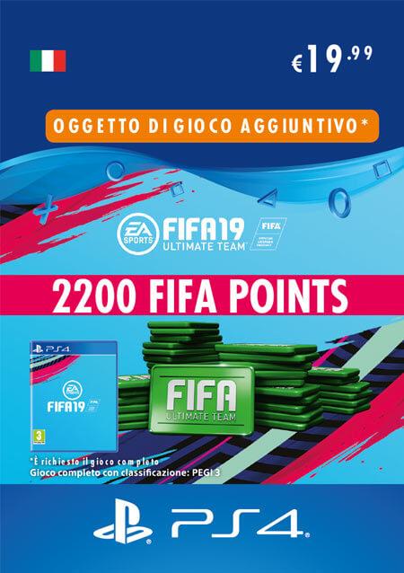 2.200 FIFA Points per PS4 acquistabili al Gamestop