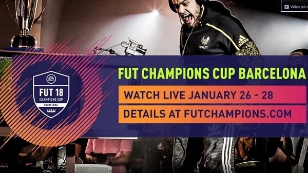 FIFA 18 FUT Champions Cup a Barcellona dal 26 al 28 gennaio