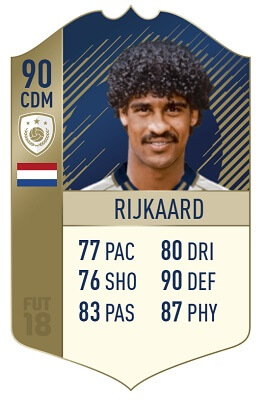 Rijkaard icona Prime su FUT 18, la carta dell'olandese ha 90 di overall