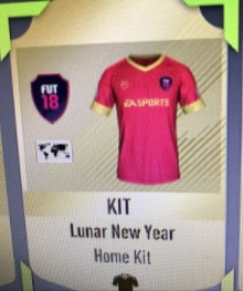 KIT dedicato al Capodanno Lunare cinese in FIFA 18 Ultimate Team