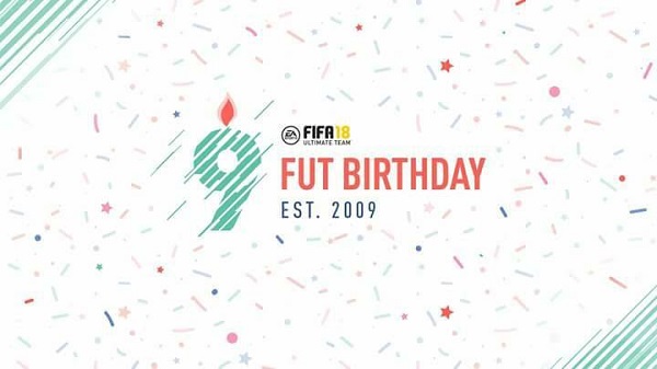 9° FUT Birthday - Il compleanno di FIFA 18 Ultimate Team a partire dalle 19 italiane del 16 marzo