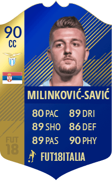 Milinkovic-Savic TOTS prediction, overall 90