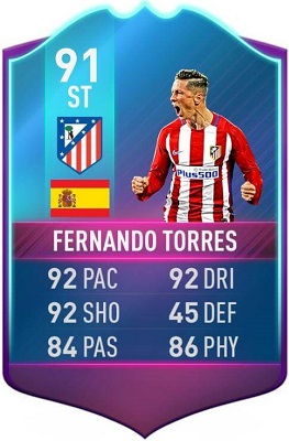 Fernando Torres SBC FUT Birthday in FIFA 17