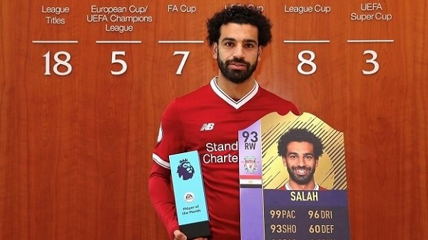 Salah player of the month di marzo in BPL