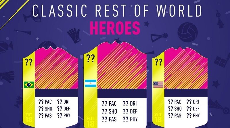 Classic Rest of the World Heroes, i grandi giocatori del Resto del Mondo