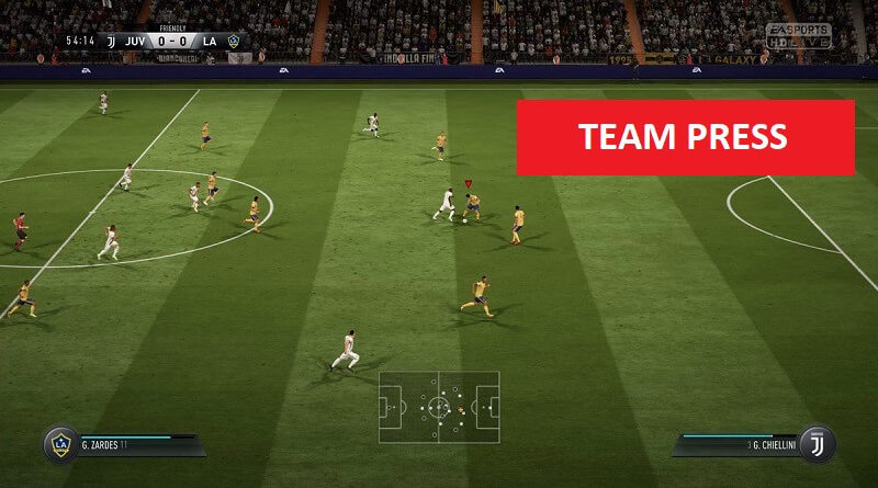 Team Press, il nuovo sistema di pressing contro la melina in FIFA 19