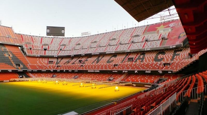 Mestalla Stadium di Valencia, il più antico di Spagna