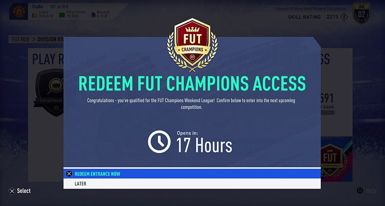 FIFA 19, come ottenere l'accesso alla FUT Champions Weekend League attraverso FUT Division Rivals