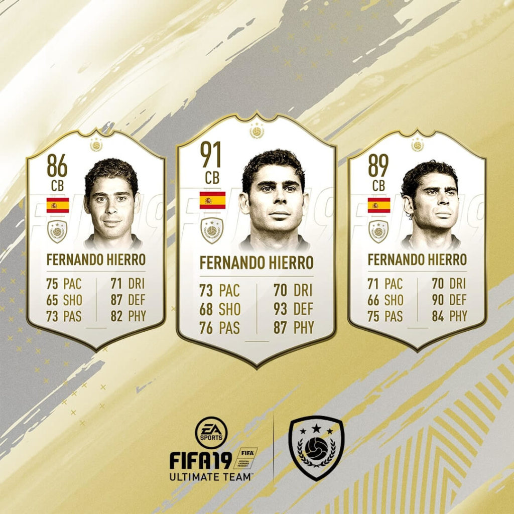Fernando Hierro icona in FIFA 19 #ClassOf19