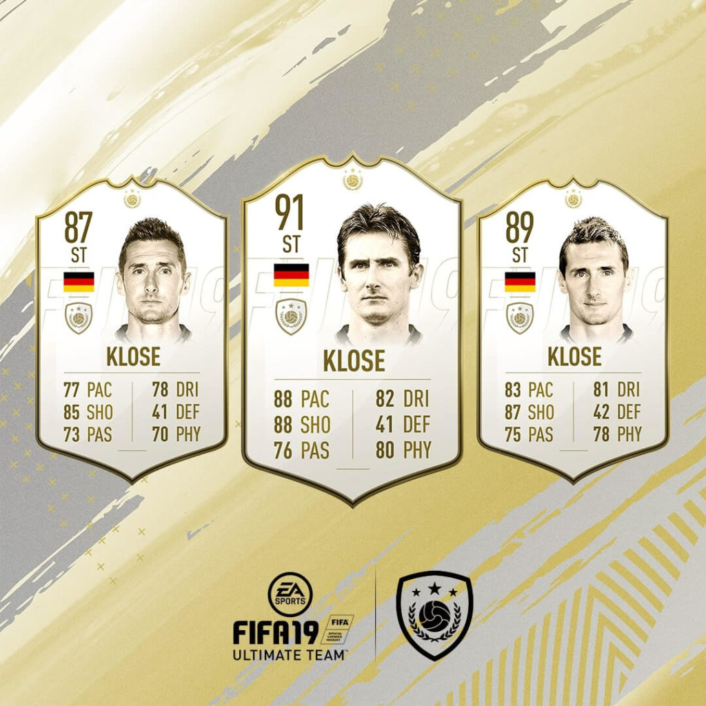 Miroslav Klose icona in FIFA 19 #ClassOf19