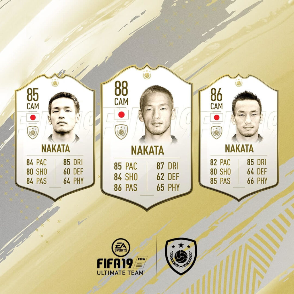 Nakata icona in FIFA 19 #ClassOf19