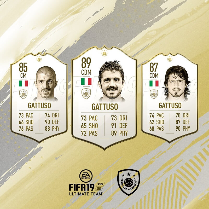 Rino Gattuso icona in FIFA 19 #ClassOf19