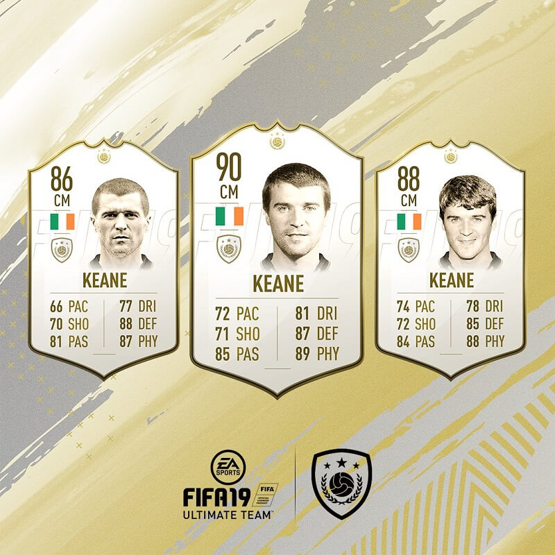 Roy Keane icona in FIFA 19 #ClassOf19