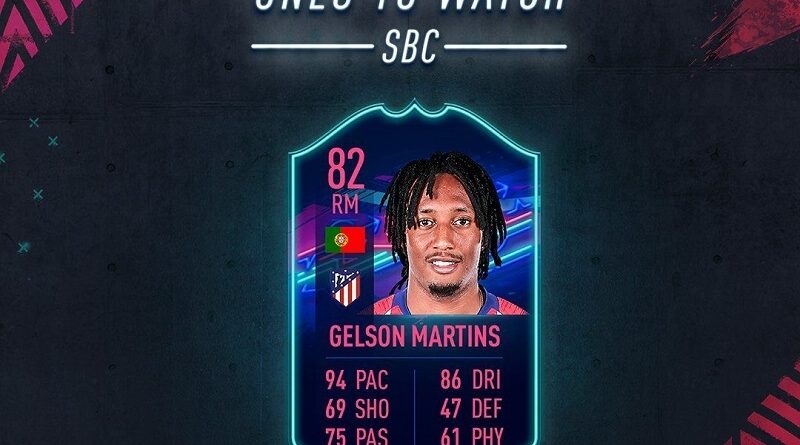 Gelson Martins Ones to Watch SBC disponibile