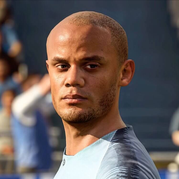 Kompany scan face in FIFA 19
