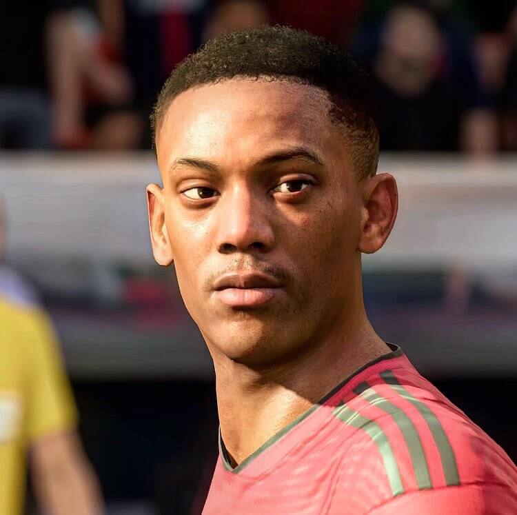 Martial scan face in FIFA 19