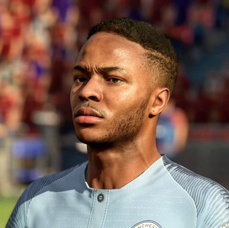 Sterling scan face in FIFA 19