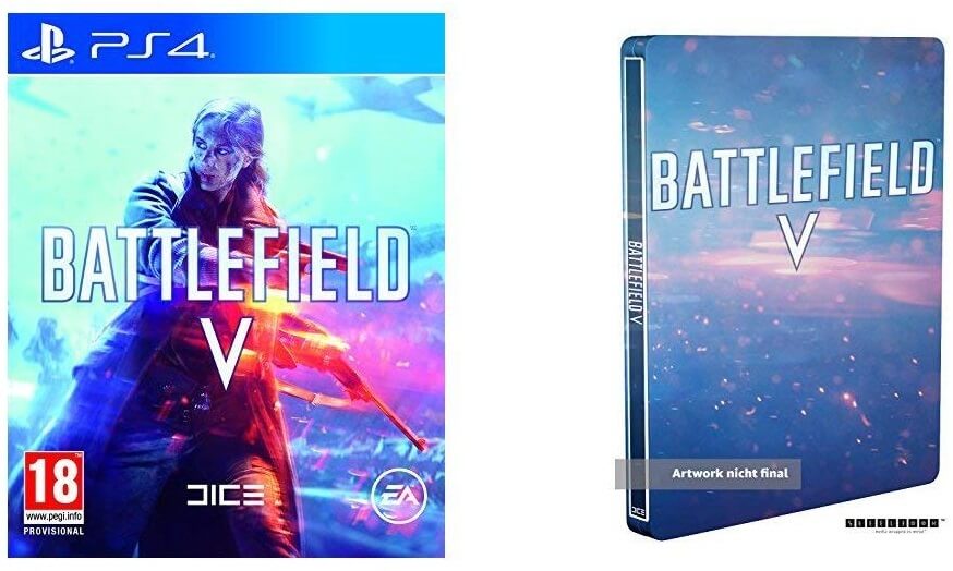 Battlefield V esclusiva Amazon con steelbox, offerta al Black Friday 2018