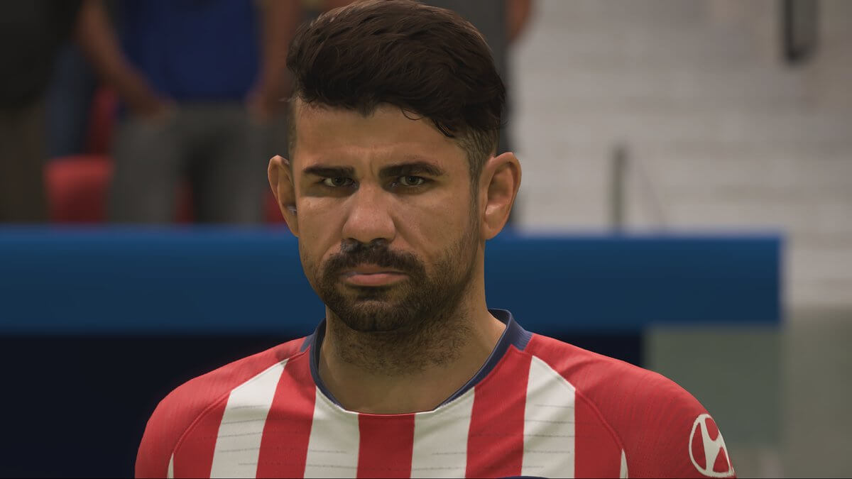 Diego Costa nuovo volto grazie al face scan in FIFA 19
