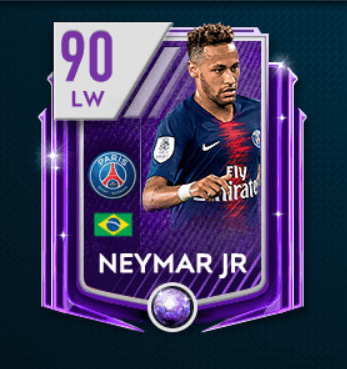 Neymar Jr overall 90 su FIFA Mobile