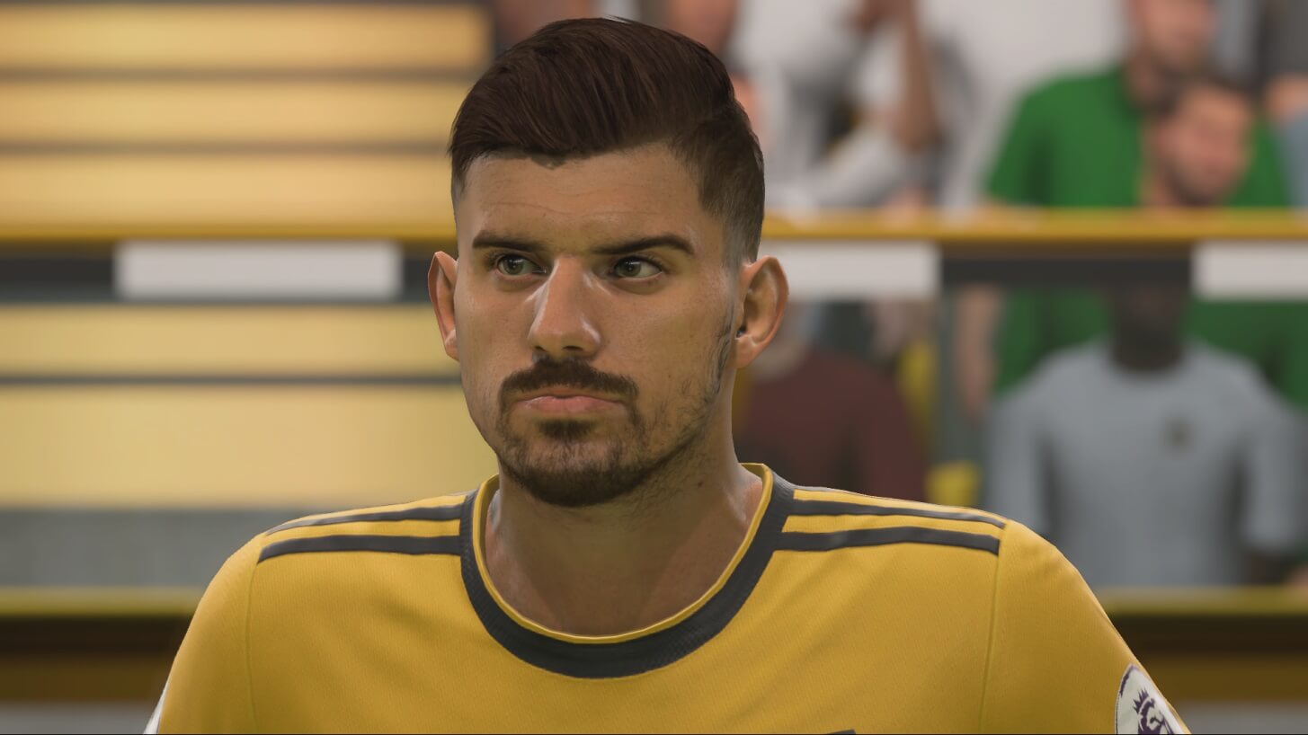 Ruben Neves nuovo volto grazie al face scan in FIFA 19