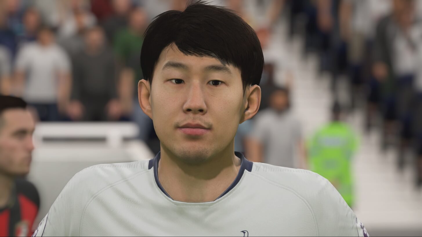 Heung Min Son nuovo volto grazie al face scan in FIFA 19