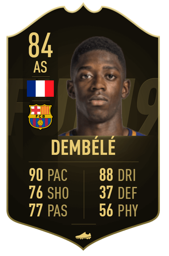 Ousmane Dembélé IF TOTW 13 prediction