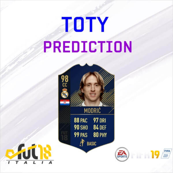 Luka Modric TOTY in FIFA 19 - prediction