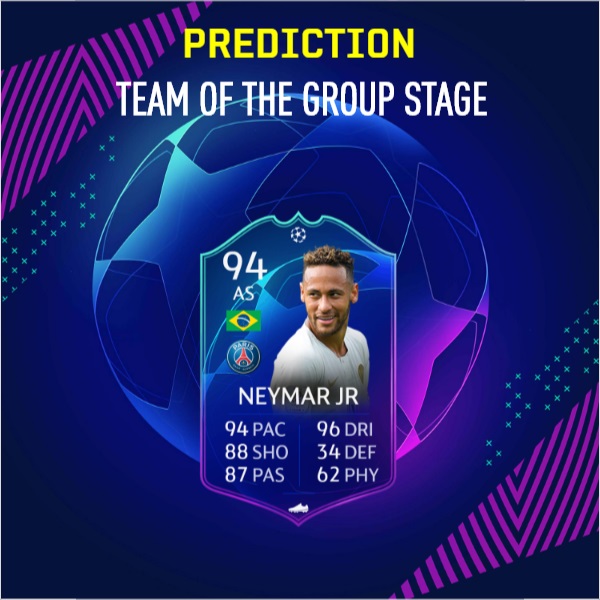 Neymar Jr 94, TOTGS prediction