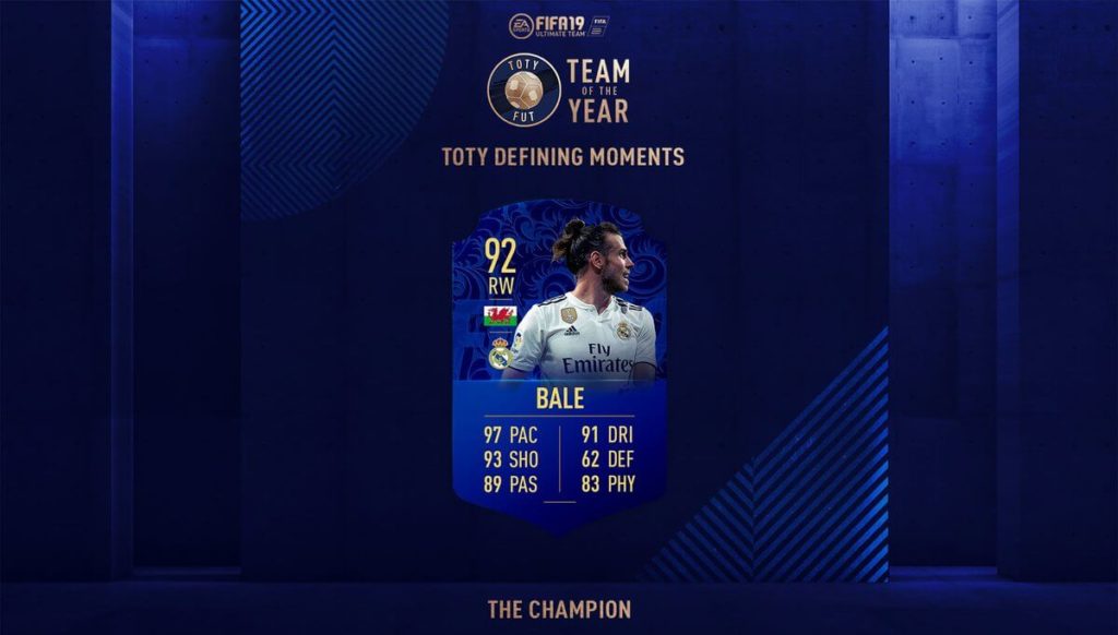 Gareth Bale TOTY - The Champion