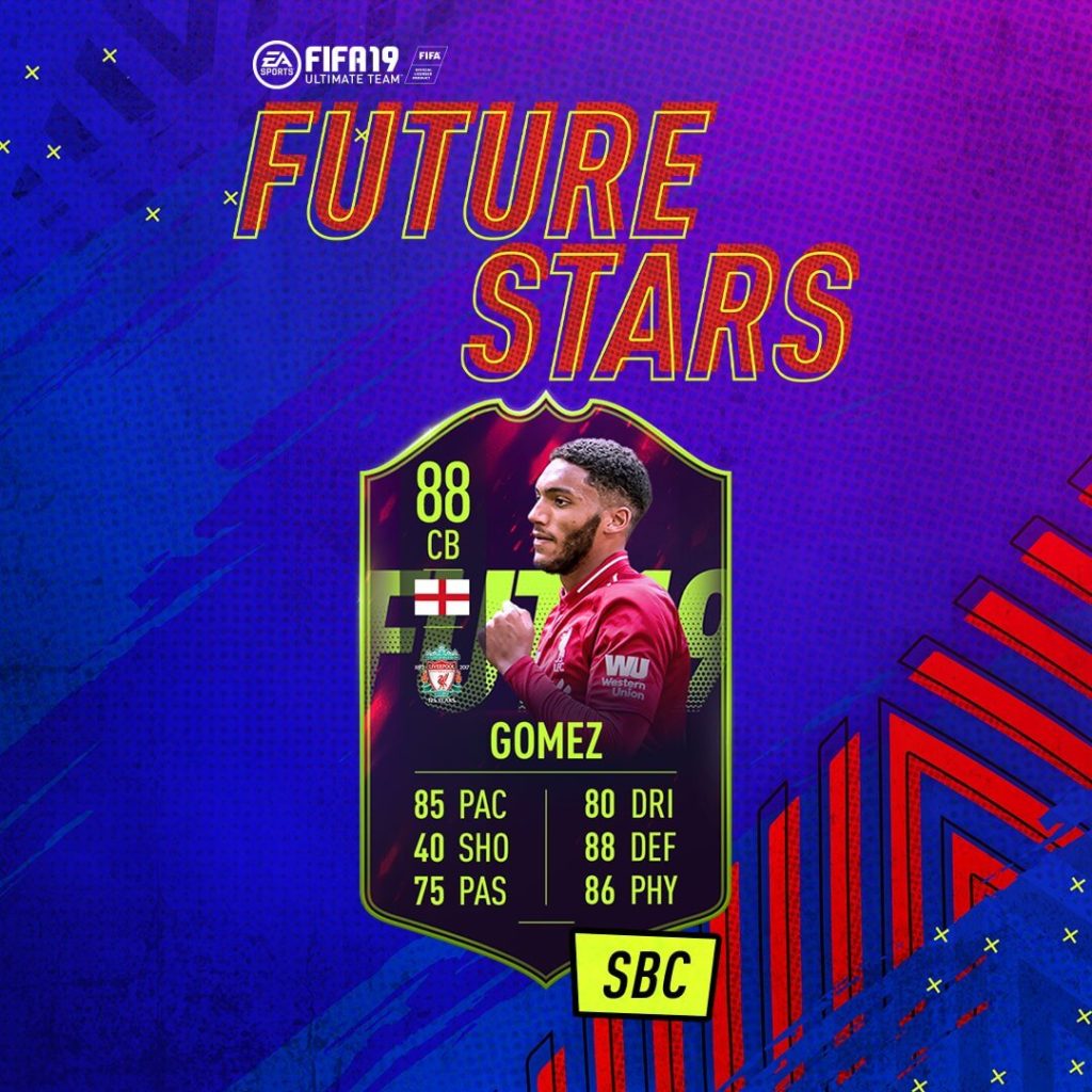 Joe Gomez Future Stars SBC