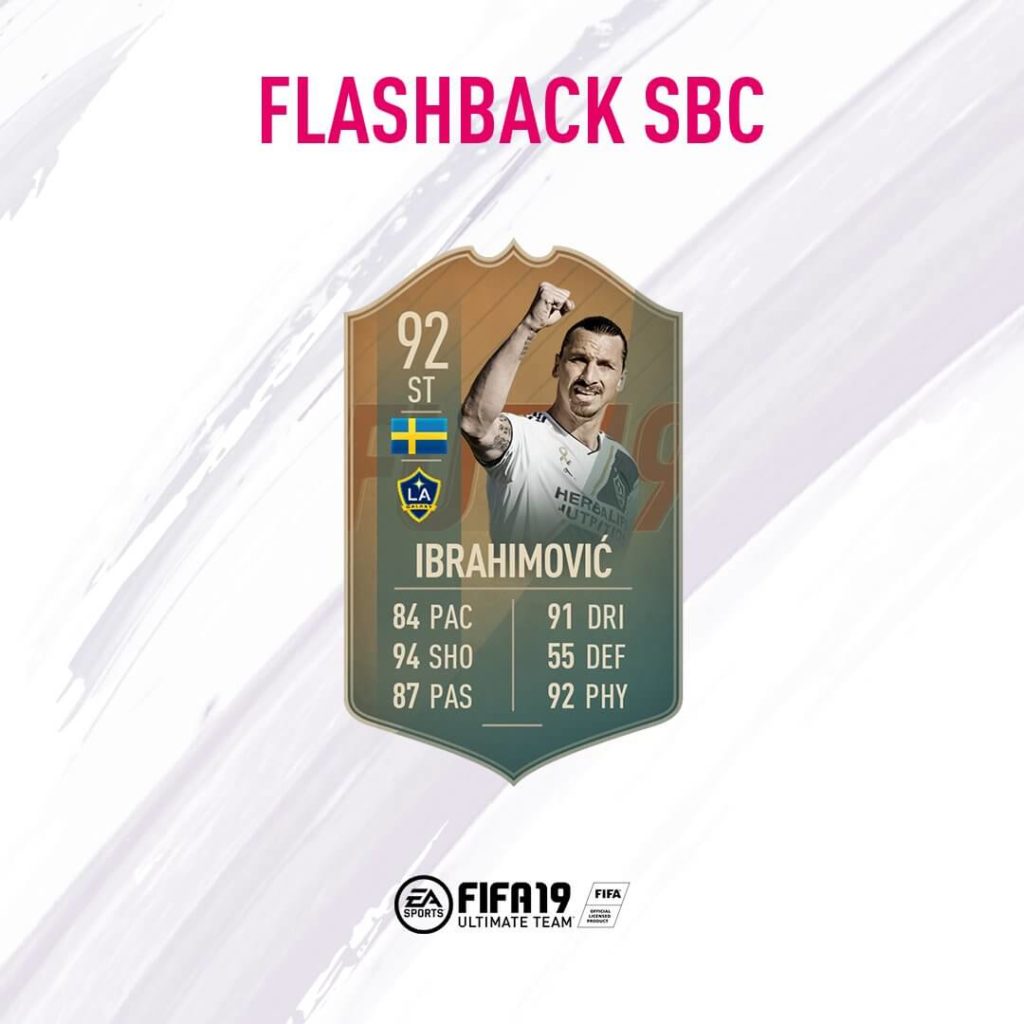 Ibrahimovic 92 flashback SBC