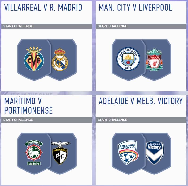 Sfida incontri principali del 3 gennaio