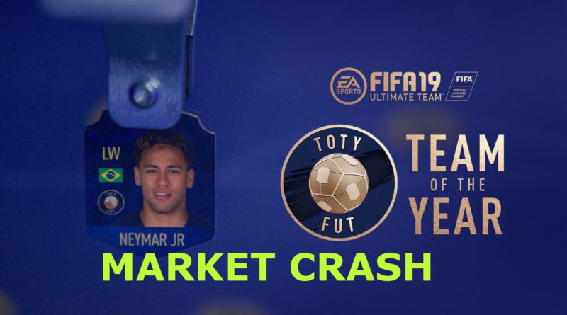 Market Crash durante il rilascio dei TOTY su FIFA 19