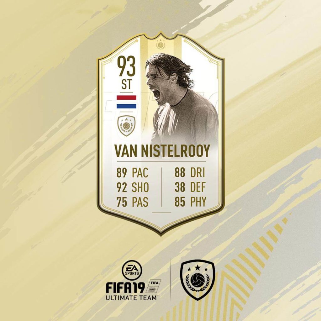 Van Nistelrooy Icon Prime Moments SBC