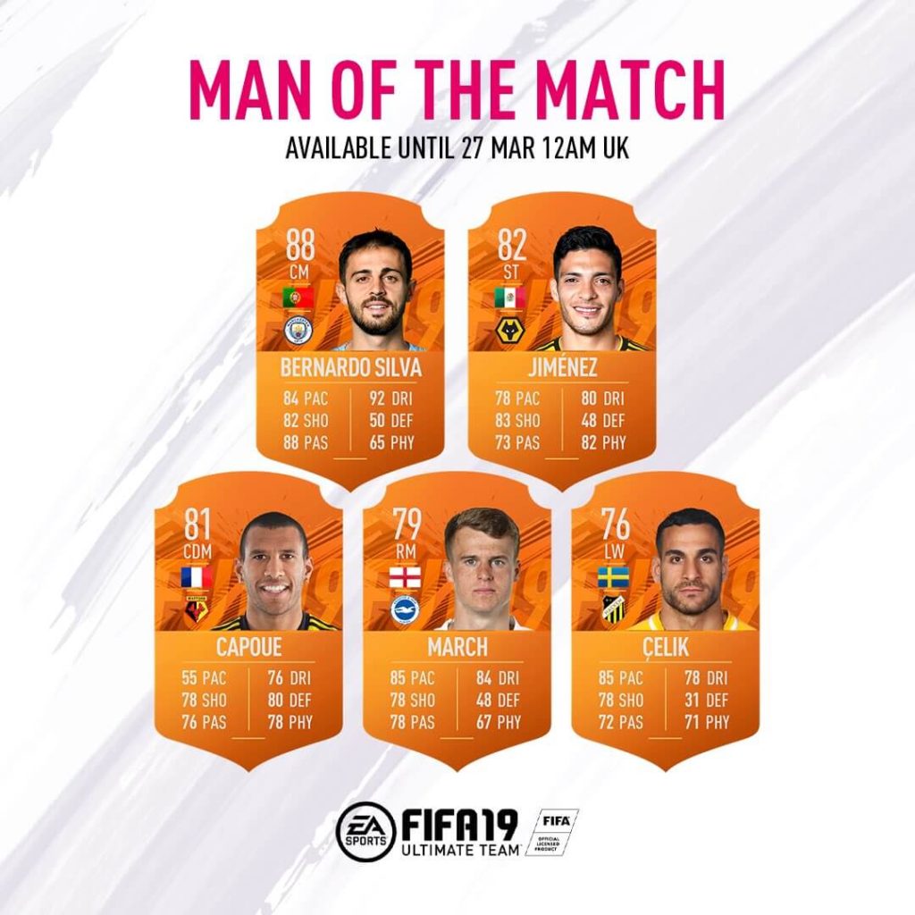FIFA 19 - Man of the Match del 23 marzo