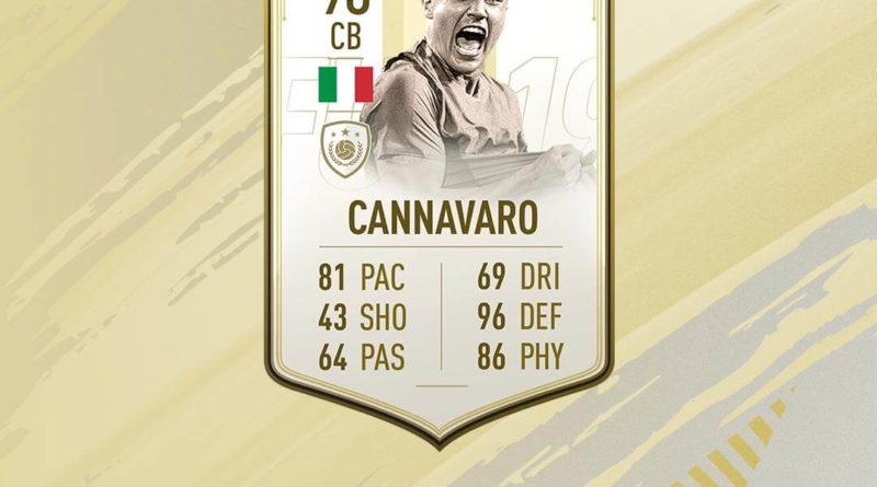 Fabio Cannavaro Icon Prime Moments SBC