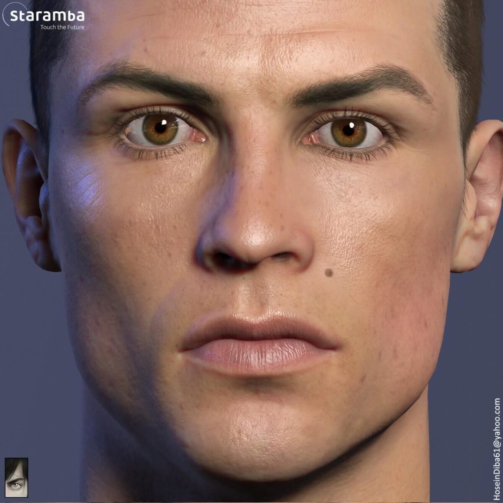 Face Scan per FIFA 19 di Cristiano Ronaldo