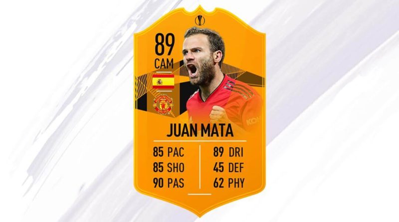 Juan Mata 89 Europa League Moments SBC