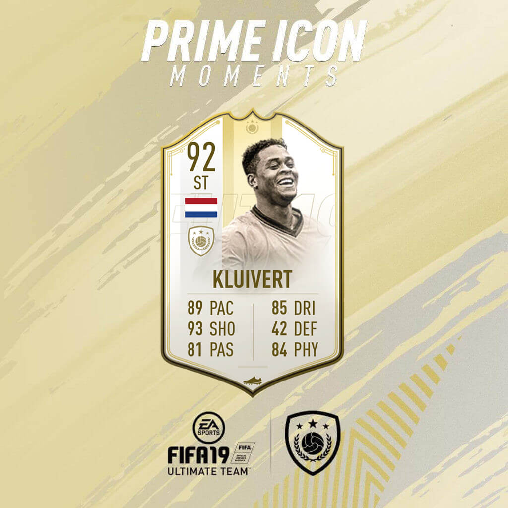 SBC Patrick Kluivert Icon Prime Moments