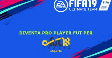 Candidati per diventare PRO Player FUT per FUT18italia eSports