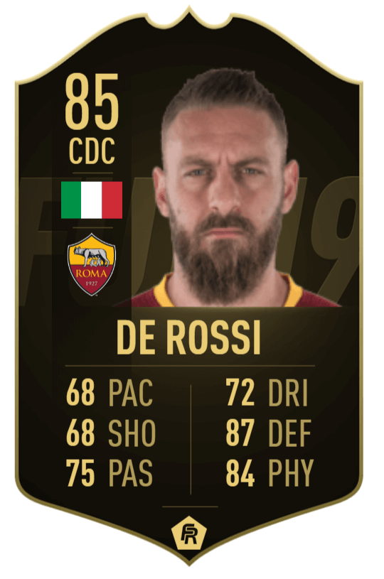 Daniele De Rossi IF 85 - TOTW 30 prediction