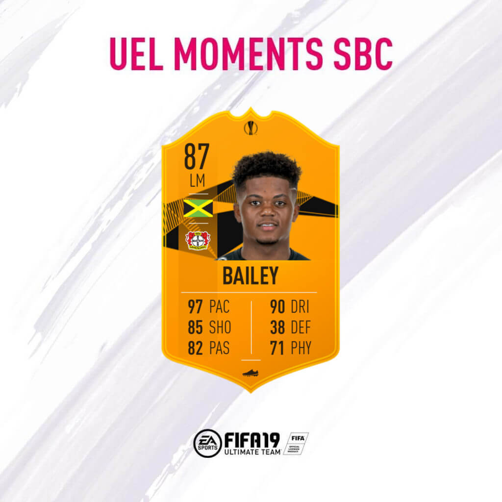 Bailey 87 UEFA Europa League Moments SBC