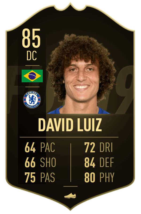 David Luiz IF 85 - TOTW 34 prediction