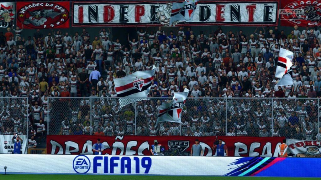 Tifosi e bandiere dell'Indipendiente in FIFA 20