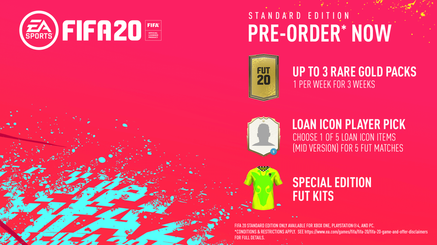 FIFA 20 Standard Edition bonus preorder