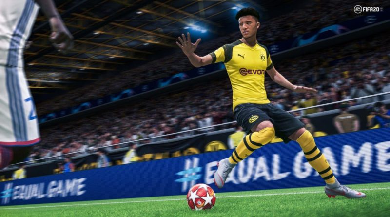 Sancho Borussia Dortmund - FIFA 20 gameplay e IA