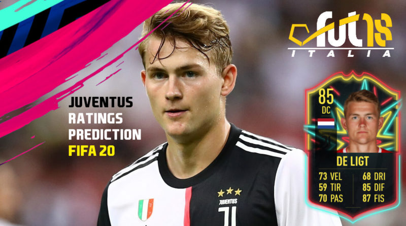 De Ligt Juventus FIFA 20 Ratings prediction