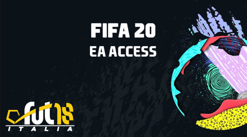 FIFA 20 accesso anticipato con EA Access