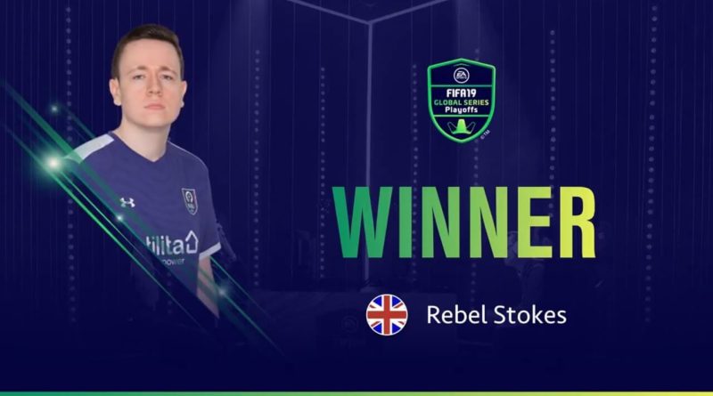 Rebel Stokes vincitore dei playoff XBOX di FIFA 19 ad Amburgo